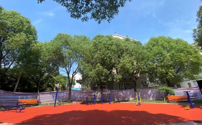 桐鄉城盛小區透水路面