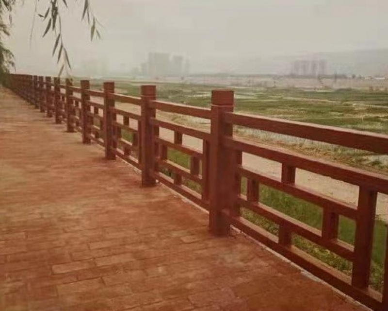 1.8米方格仿木護(hù)欄